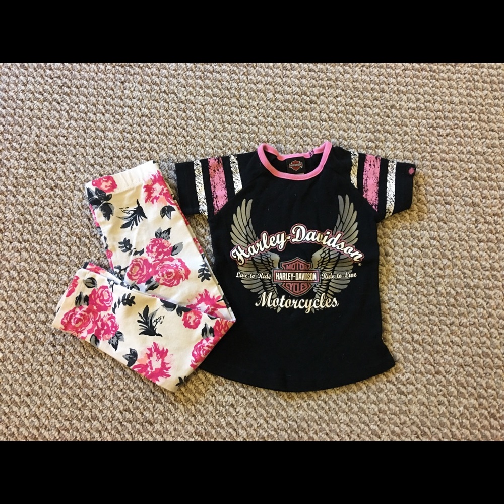 Girl’s Harley Davidson outfit
